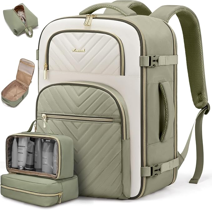 LOVEVOOK Travel Backpack Carry on Flight Approved 40L, Waterproof TSA Travel by LOVEVOOK