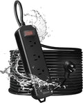 Outdoor Power Strip Weatherproof, 50 FT Extension Cord, Diivoo Waterproof Surge by Diivoo