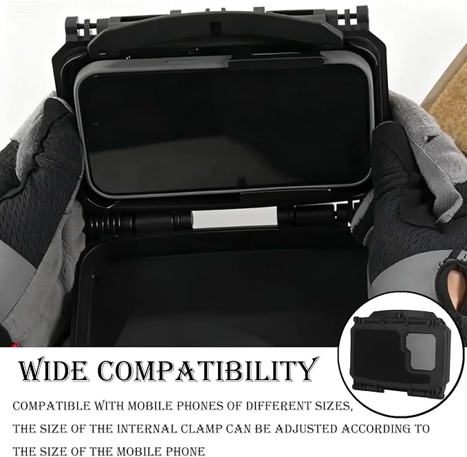 Multi-Functional Tactical Chest Phone Mount, Outdoor MOLLE Chest Navigation - Image 2