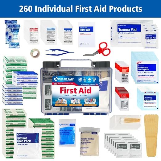 First Aid Only 91248 OSHA-Compliant First Aid Kit, All-Purpose 50-Person - Image 3