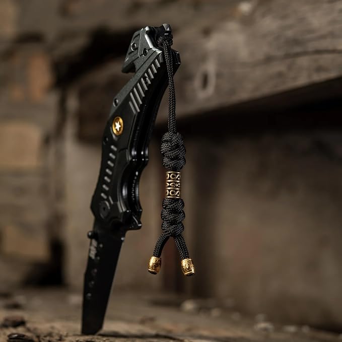 M-Tac Skull Knife Lanyard with Bead – Paracord Lanyard - Image 2