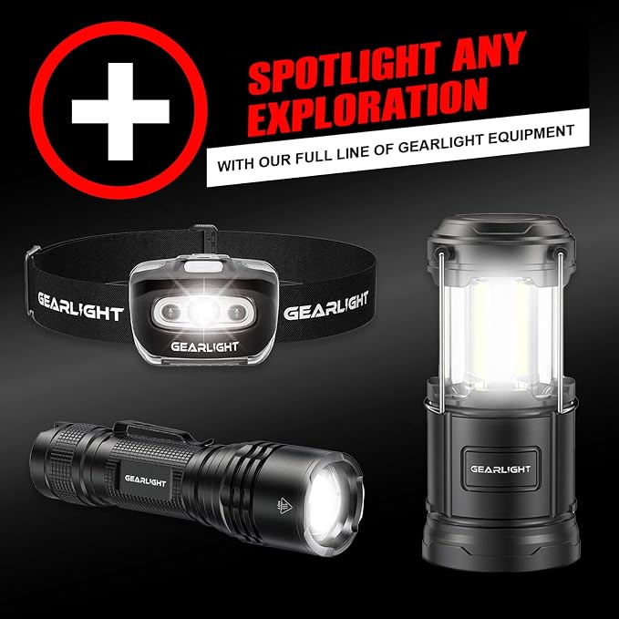 GearLight LED Flashlight Bright, Zoomable Tactical Flashlights - Image 9