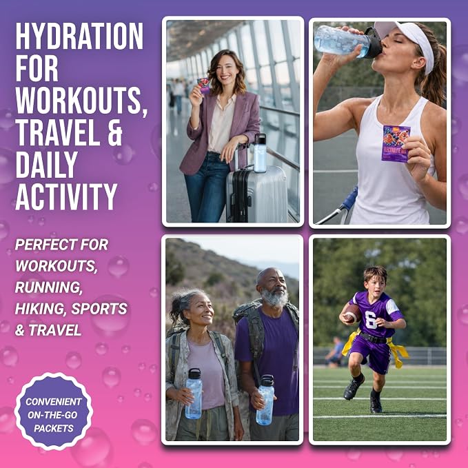 Dr. Price’s Electrolytes Hydration Powder Packets – Blueberry Pomegranate - Image 8