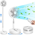 Portable Foldable Rechargeable Oscillating Fan by LIPETY