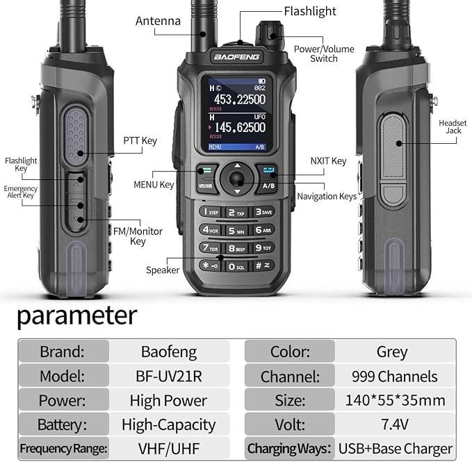 Ham Radio BaoFeng Radio Handheld Long Range - Image 5