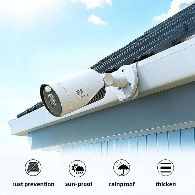 2 Pack Gutter Mount Bracket for Eufy Security SoloCam S340/E30/E42 and 4G LTE - Image 6