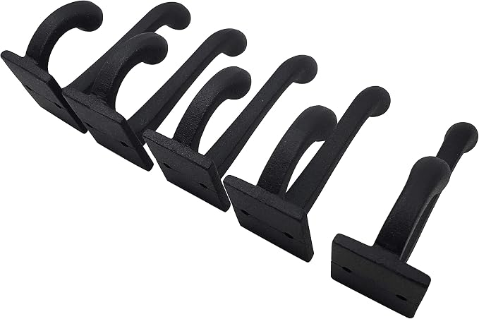 Claimed Corner Cast Iron Coat Hooks - Image 7