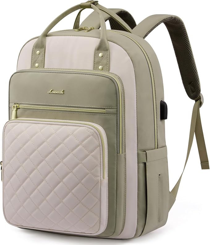 LOVEVOOK Laptop Backpack Purse for Women, 15.6" Laptop Bag for Travel by LOVEVOOK