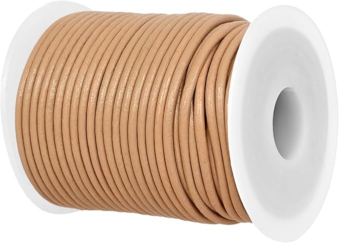GENIQUE Real/Genuine Round Leather String Cord by GENIQUE