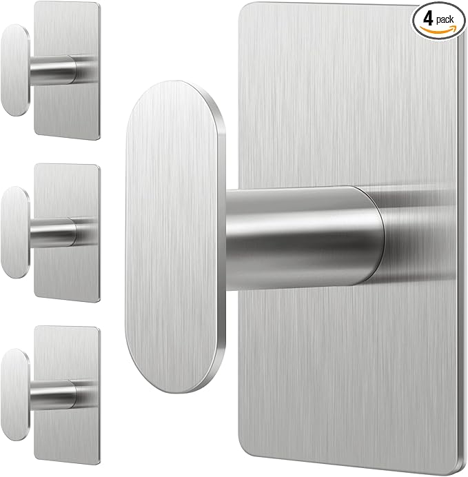 pickpiff Adhesive Towel Hooks for Bathroom: 20LB Extra Strong Wall Hanger for by pickpiff