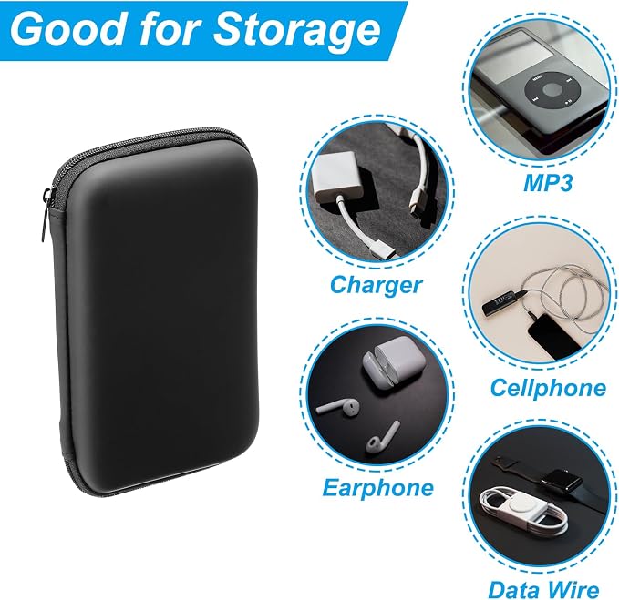 PATIKIL 6.69x3.54 Electronic Organizer Case, Charger Cord - Image 5