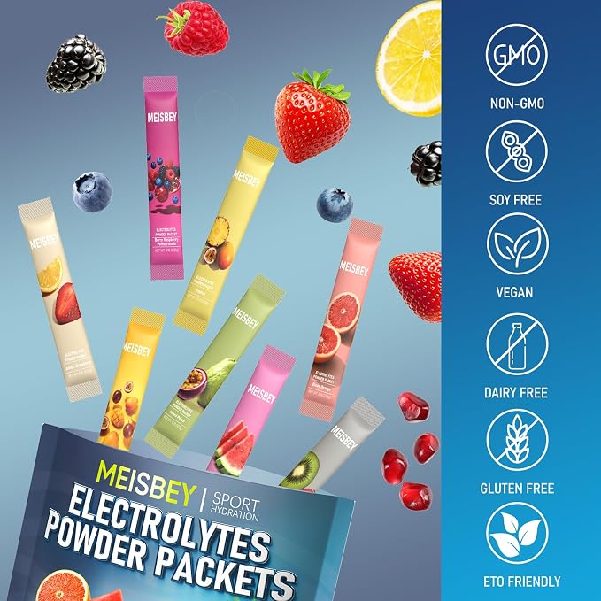Electrolyte Powder Packets – 32 Sticks Sugar Free Hydration Packets, Liquid - Image 4