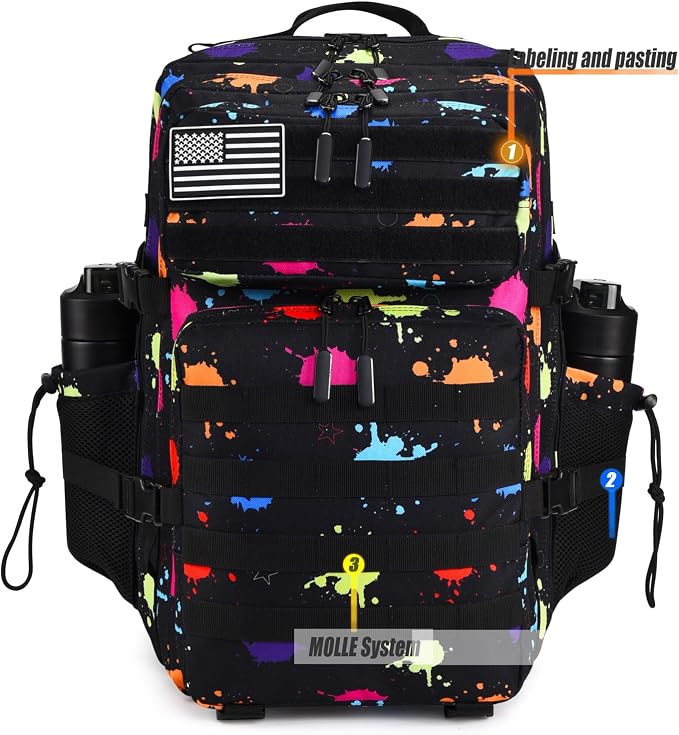 45L Tactical Backpack for Men Women, Military Assault Pack - Image 5