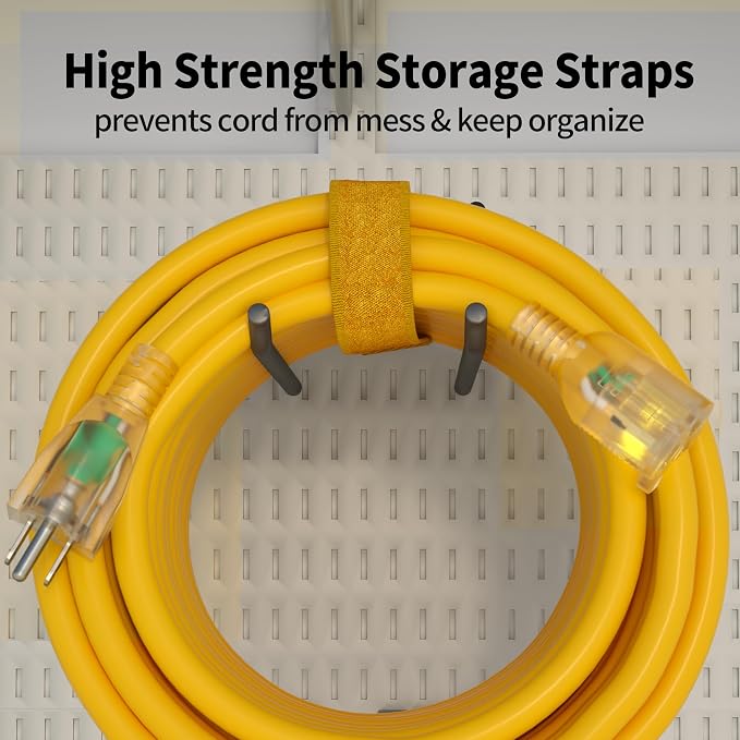 POWGRN 6 Ft 10AWG Outdoor Extension Cord Waterproof Heavy Duty 10 Gauge 3 Prong - Image 5