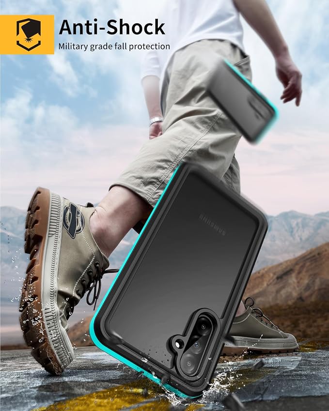 Lanhiem for Samsung Galaxy A36 Phone Case, IP68 Waterproof Dustproof, Built-in - Image 4
