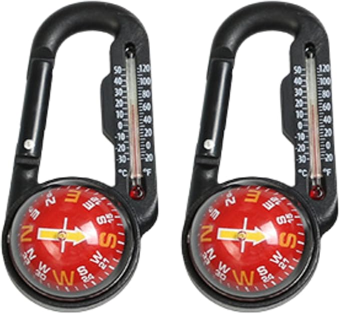 Trekker's Compass Crew Carabiner Compass by Unknown
