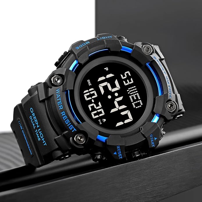 FANMIS Mens Military Multifunction Digital LED Watch Electronic Waterproof - Image 5
