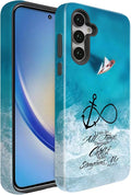 Compatible for Samsung Galaxy A15 5G Case, Dual Layer Heavy Duty 2 in 1 by BSMOSPER
