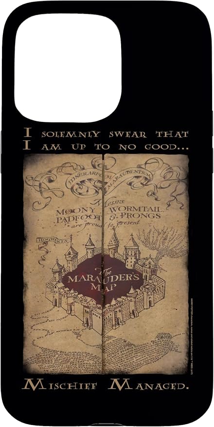 iPhone 15 Pro Max Harry Potter Marauder's Map Words Case by HarryPotter