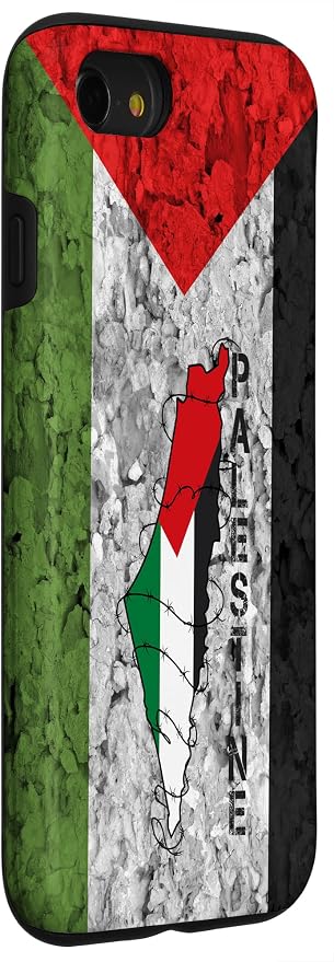 Kufiya PALESTINE Keffiyeh flag, Palestinian Map pattern Case - Image 3