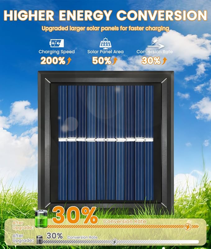 12 Pack Solar Pathway Lights Outdoor, Taller Bright Solar Path Lights Waterproof - Image 4