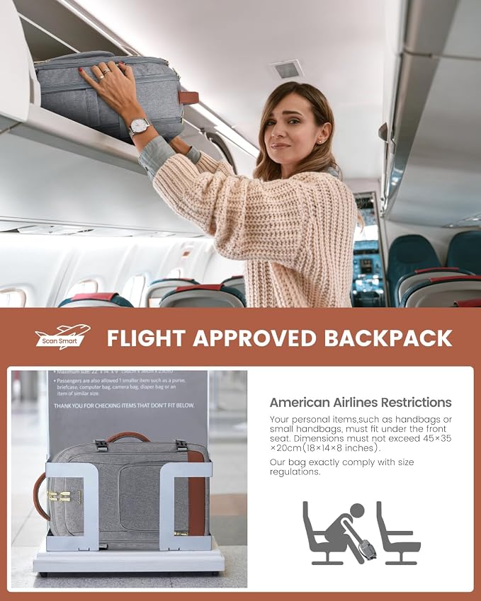 LOVEVOOK Carry On Travel Backpack - Image 7