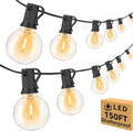 150ft Outdoor String Lights Waterproof/Connectable/Dimmable LED Shatterproof by Arbrac