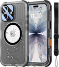 SPIDERCASE Magnetic for iPhone 17 Case Waterproof, 12FT Military Shockproof by SPIDERCASE