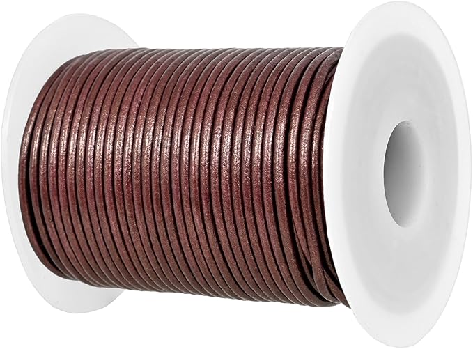 GENIQUE Real/Genuine Round Leather String Cord by GENIQUE