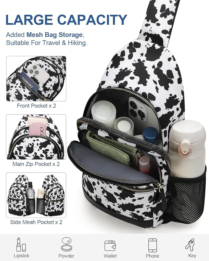 Capolo Sling Bag for Women Men Waterproof Crossbody Bags for Women Trendy - Image 4