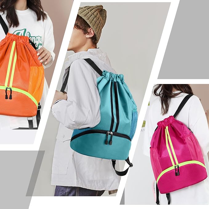 Hoedia Sports Drawstring Backpack - Image 5