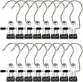 Boot Hangers Clips, 16 Pack Laundry Hooks Hanging Clips Clothes Pins Closet by MECHEER