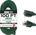 Iron Forge Cable Green Outdoor Extension Cord 100 FT by IronForgeCable