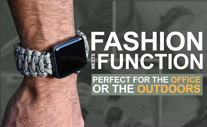 Savior Survival Gear Paracord Watch Band, Compatible - Image 2