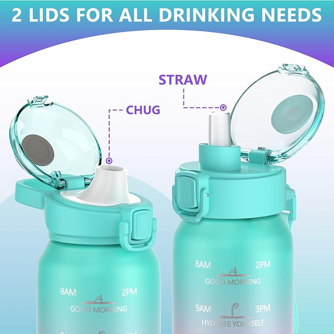 SLUXKE 32oz Insulated Water Bottle - Image 2