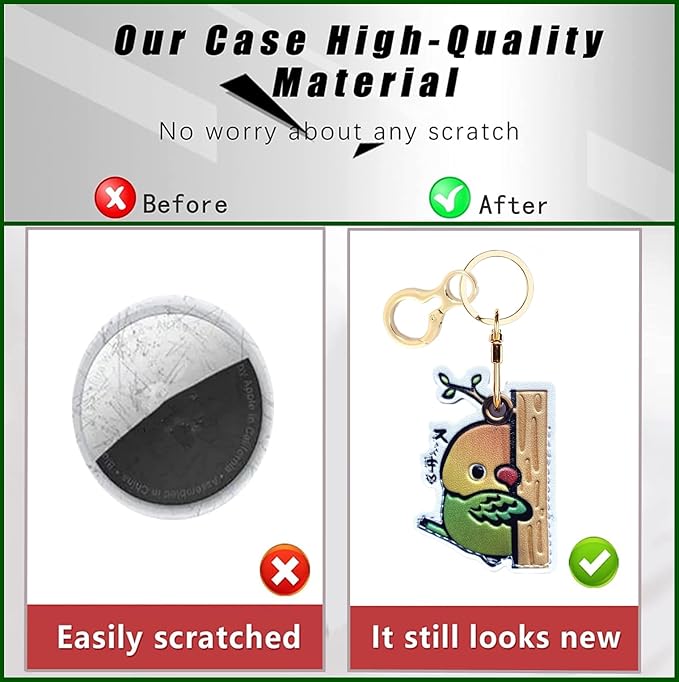 Leather Keychain Holder Case Compatible - Image 3
