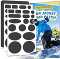 35Pcs Down Jacket Repair Patch Kit Pre-Cut Nylon Patches by OAZ