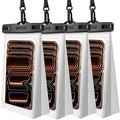 4 Pack Floating Waterproof Phone Pouch by Newppon