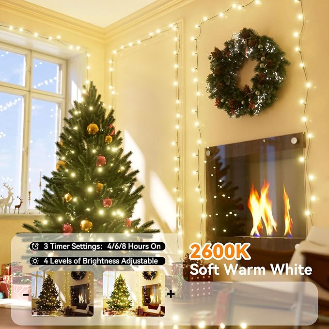 LitHome 99FT 300 LED Color Changing Christmas String Lights Outdoor, 35 Colors - Image 5