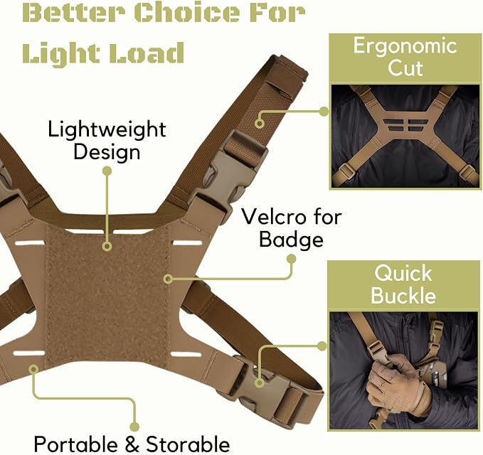 Let Me Be FoldPanel Chest Vest Set, Chest Rig Phone Mount - Image 4