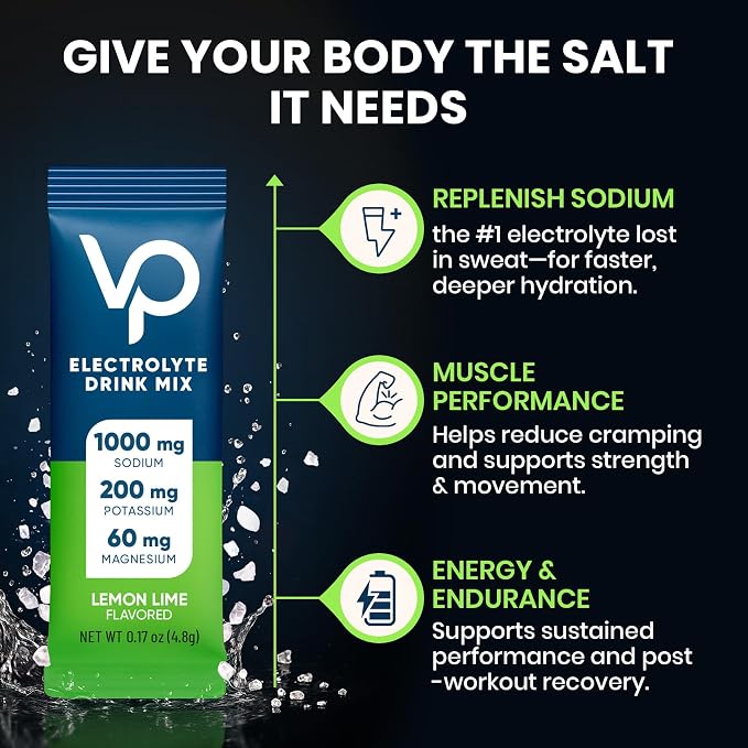 Venture Pal High Sodium Sugar-Free Electrolyte Powder Packets - Image 5