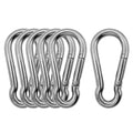 304 Stainless Steel Carabiners -2.36 inch Heavy Duty, Durable & Rust-Free Clips by Outmate
