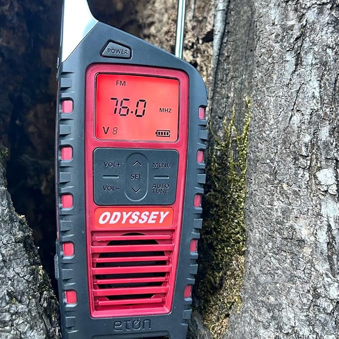 Eton Odyssey Hand Crank NOAA Weather Radio, All Band Emergency Radio, AM/FM - Image 7