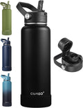 CIVAGO 40 oz Insulated Stainless Steel Water Bottle by CIVAGO