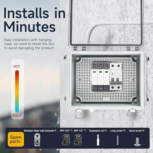 Waterproof Electrical Junction Box，IP67 Waterproof Clear ABS Plastic Enclosure - Image 6