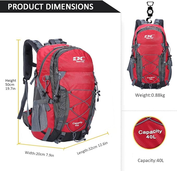 Diamond Candy Waterproof Hiking Backpack - Image 6