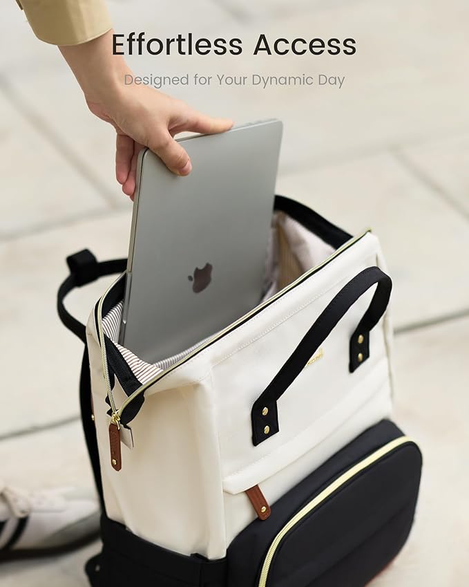 LOVEVOOK Laptop Backpack for Women, 15.6 Inch Work Business Backpacks Purse - Image 4