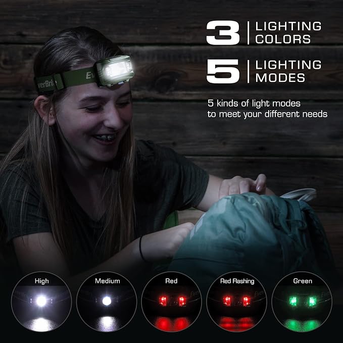 EverBrite Headlamp, 5 Pack Kids Headlamp - Image 2