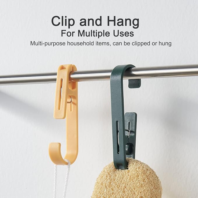 Large Laundry Hook Clothes pins 12pcs Sock Clip Laundry Clips - Image 5