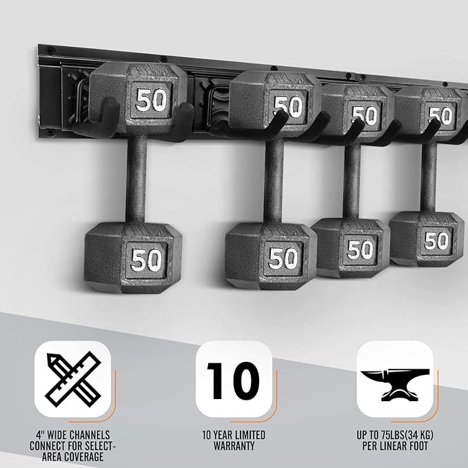 SMARTOLOGY Modular Heavy-Duty Steel Garage Tool Storage Rack - Image 4